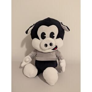 Fiesta Cecil the Pig Plush Stuffed Animal Black White Gray Retro